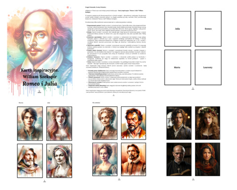 Karty inspiracyjne - "Romeo i Julia" W. Szekspir Karty inspiracyjne - "Romeo i Julia" W. Szekspir