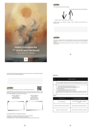 Karty pracy do wiersza - Halina Poświatowska "*** [kiedy umrę kochanie]" [ebook]