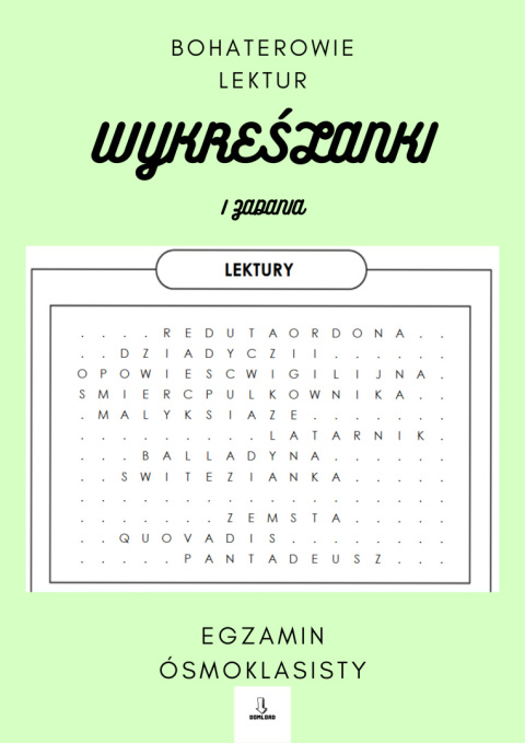 Wykreślanki dla 7-8SP Wykreślanki dla 7-8SP