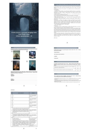 Arkusz egzaminacyjny e8 - "O królu Arturze i rycerzach Okrągłego Stołu" U.W. Cutler [ebook]