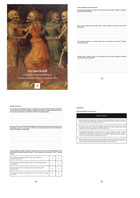 Czytanie ze zrozumieniem tekstów popularnonaukowych - Ars moriendi [ebook]