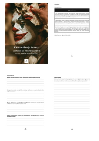 Czytanie ze zrozumieniem tekstu popularnonaukowego - Karnawalizacja kultury [ebook]