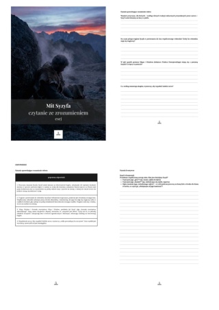 Czytanie ze zrozumieniem tekstu popularnonaukowego - Mit Syzyfa [ebook]