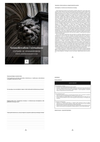 Czytanie ze zrozumieniem tekstu popularnonaukowego - Neomediewalizm i wirtualność [ebook]