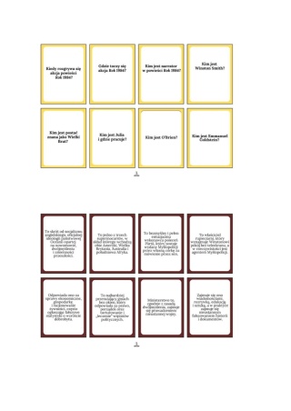 Fiszki - "Rok 1984" George Orwell [ebook]