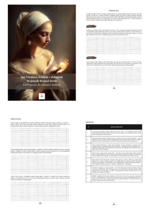 Karty pracy do tekstów kultury - J. Vermeer "Kobieta z dzbanem", W. Wencel "Perła" [ebook]