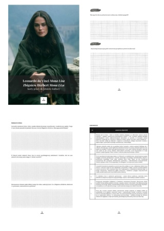 Karty pracy do tekstów kultury - L. da Vinci "Mona Lisa", Z. Herbert "Mona Liza" [ebook]