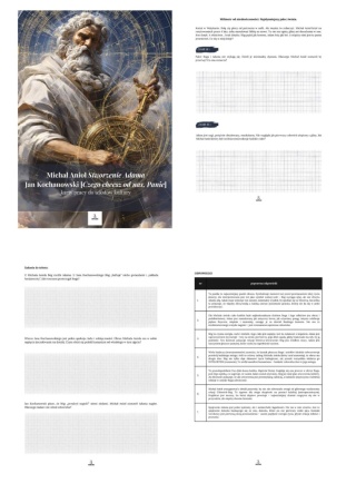 Karty pracy do tekstów kultury - M. Anioł "Stworzenie Adama", J. Kochanowski "[Czego chcesz od nas...]" [ebook]