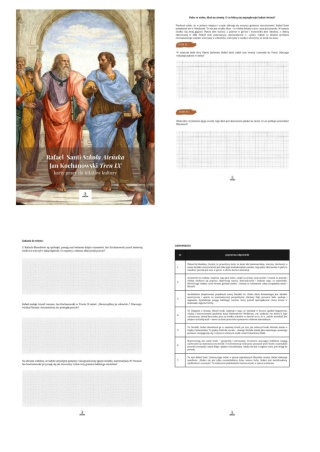 Karty pracy do tekstów kultury - R. Santi "Szkoła Ateńska", J. Kochanowski "Tren IX" [ebook]