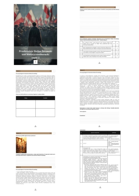 Test historycznoliteracki nr 2 - "Przedwiośnie" Stefan Żeromski [ebook]