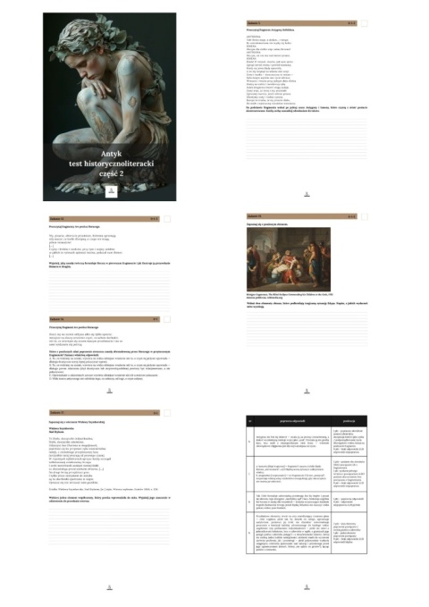 Test historycznoliteracki nr 2 - antyk [ebook]